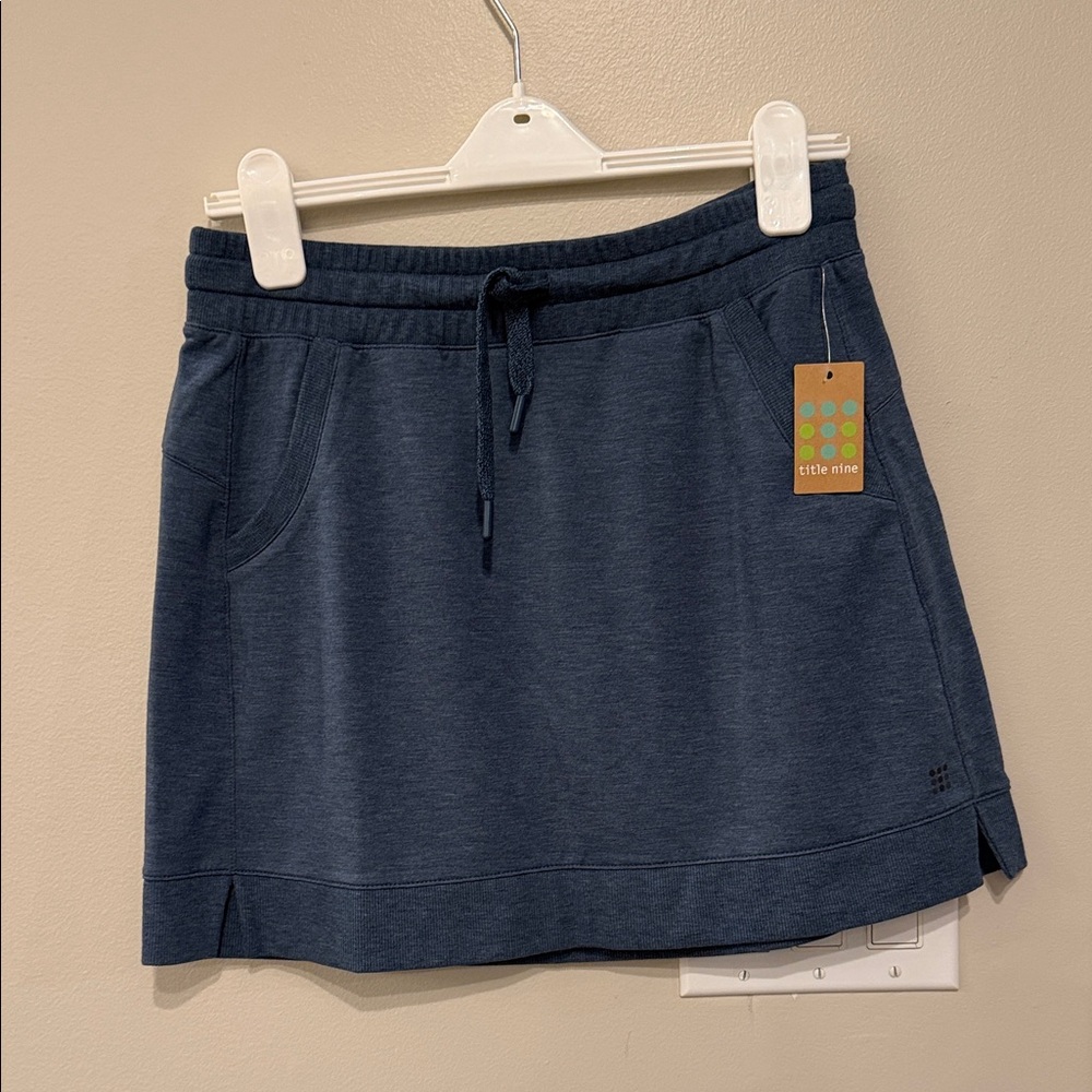 Title Nine Fastest Known Time Skirt in Neptune Blue